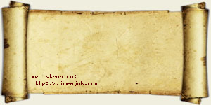 Žaklina Damjanović vizit kartica